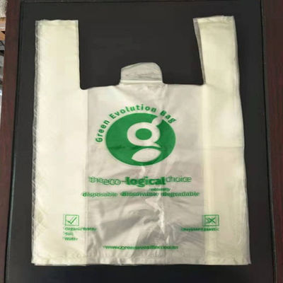 주문 제작된 무료샘플 환경 친화적 PVA 쇼핑 가방 수용성 티셔츠 가방